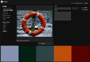 Accessing a Flicker Photo to analyse the colour