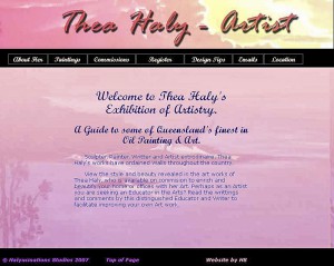 Thea Haly Art site     